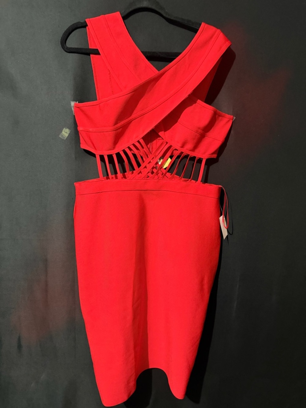 Hybrid & company Red Cutout Bodycon Dress